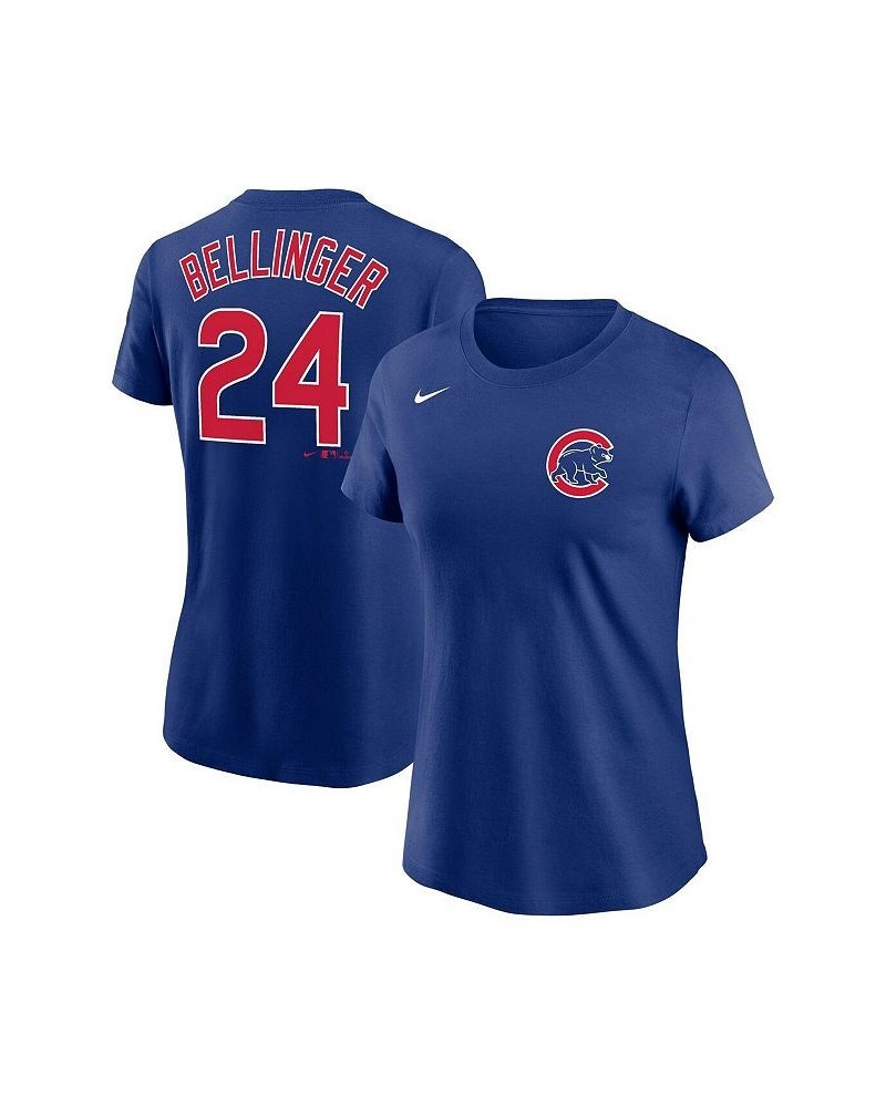 Women's Cody Bellinger Royal Chicago Cubs Name and Number T-shirt Royal $25.49 Tops