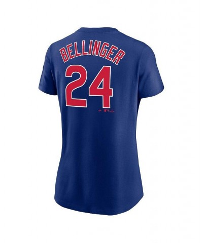 Women's Cody Bellinger Royal Chicago Cubs Name and Number T-shirt Royal $25.49 Tops