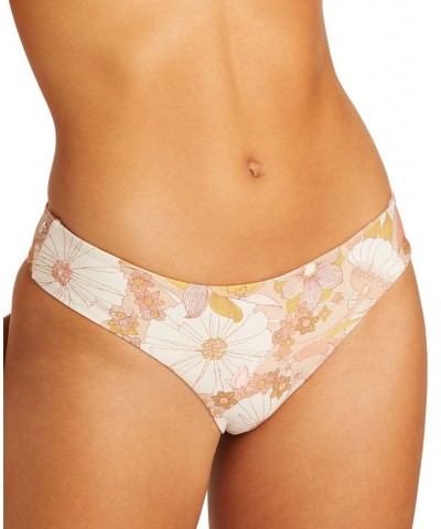 Juniors' Bloom Shaka Cheeky Bikini Bottoms Hazelnut $23.78 Swimsuits