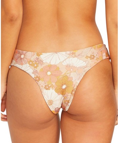 Juniors' Bloom Shaka Cheeky Bikini Bottoms Hazelnut $23.78 Swimsuits