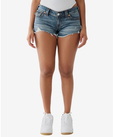 Women's Joey Big T Cut Off Denim Shorts Jessamine Destroyed $35.84 Shorts