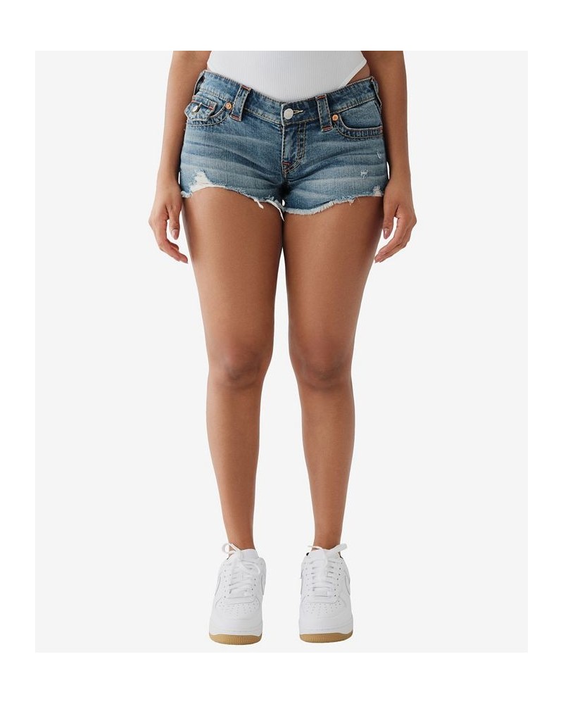 Women's Joey Big T Cut Off Denim Shorts Jessamine Destroyed $35.84 Shorts