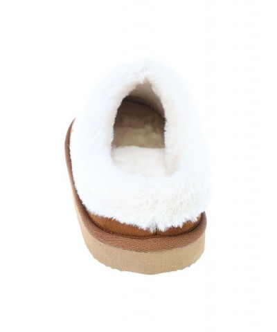 Women's Polo Charlotte Scuff Slippers Tan/Beige $37.10 Shoes