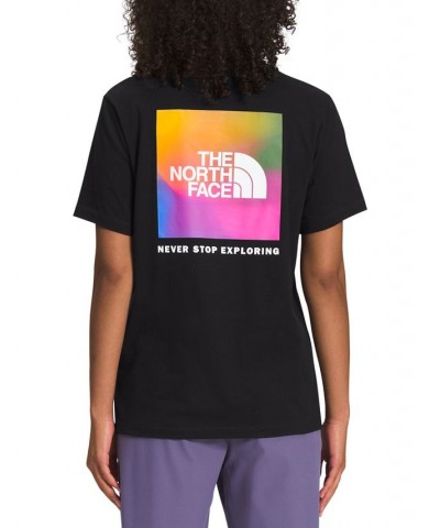 Women's NSE Box Logo T-Shirt Black $17.60 Tops