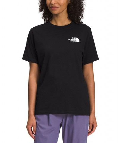 Women's NSE Box Logo T-Shirt Black $17.60 Tops