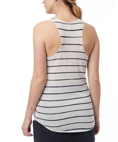 Women's Meegs Racer Tank Top White $14.40 Tops