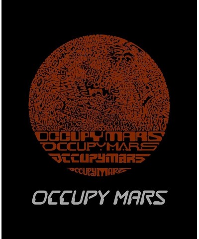 Women's Word Art Occupy Mars T-Shirt Pink $14.00 Tops