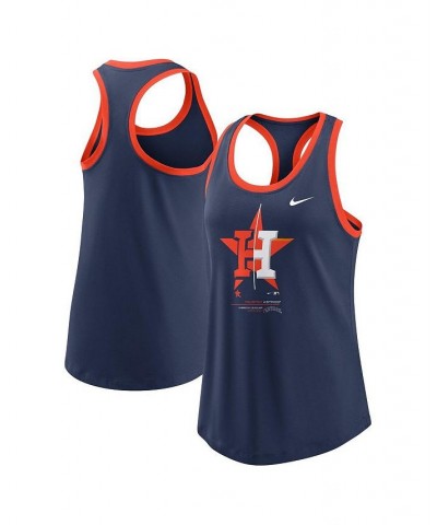 Women's Navy Houston Astros Tech Tank Top Navy $20.70 Tops