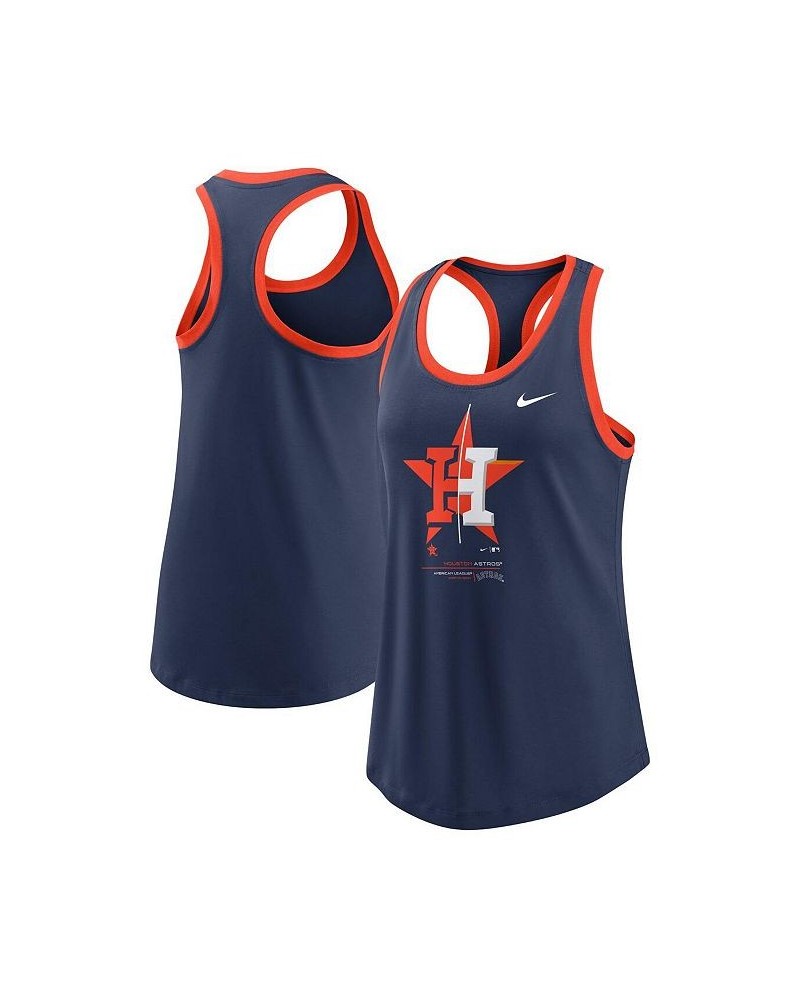 Women's Navy Houston Astros Tech Tank Top Navy $20.70 Tops