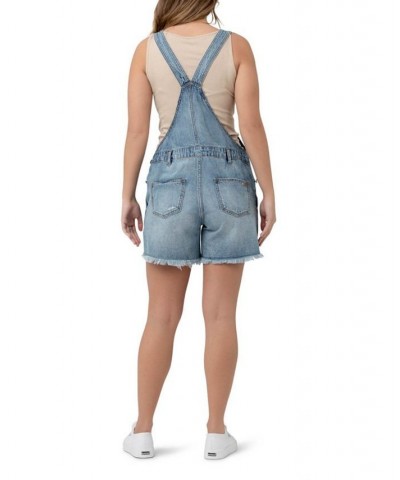 Denim Short Overalls Pale blue $44.77 Pants