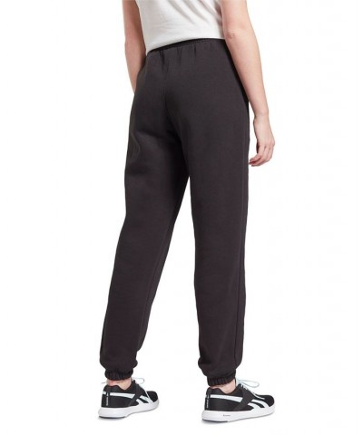 Women's Fleece Jogger Pants Black $23.20 Pants