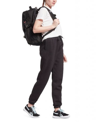 Women's Fleece Jogger Pants Black $23.20 Pants