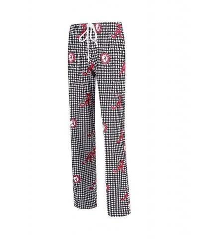 Women's Black White Alabama Crimson Tide Fairway Houndstooth Lounge Pants Black, White $26.99 Pajama