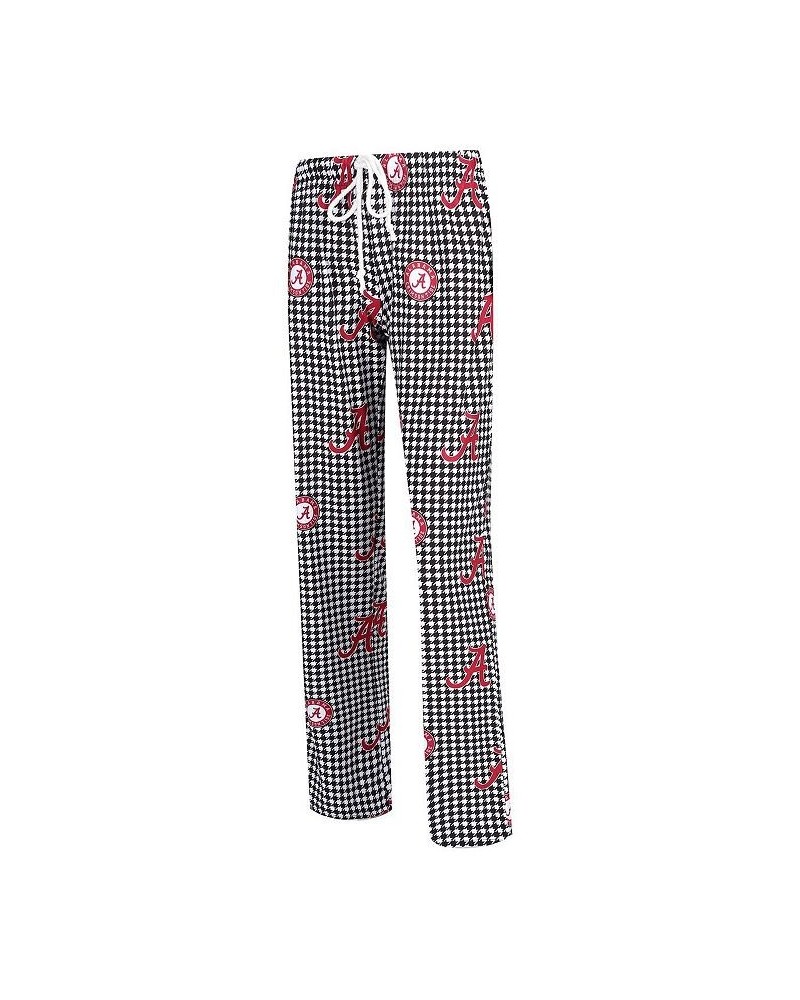 Women's Black White Alabama Crimson Tide Fairway Houndstooth Lounge Pants Black, White $26.99 Pajama