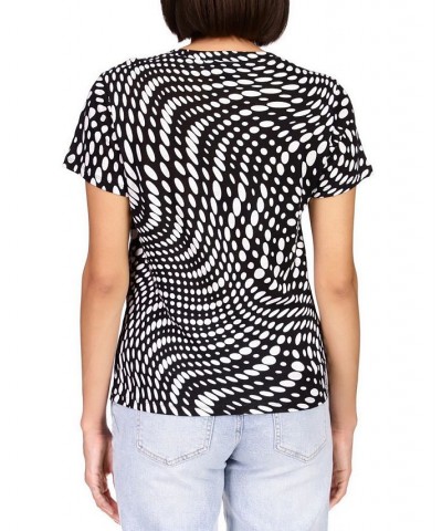 Women's The Perfect Printed T-Shirt Black $15.06 Tops