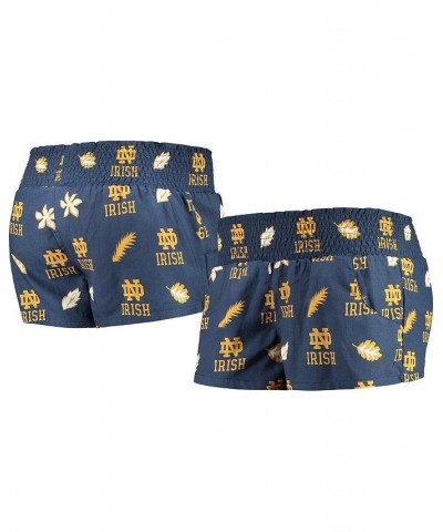 Women's Navy Notre Dame Fighting Irish Beach Shorts Navy $24.50 Shorts