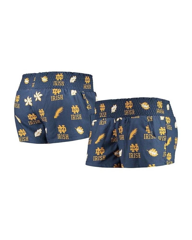 Women's Navy Notre Dame Fighting Irish Beach Shorts Navy $24.50 Shorts