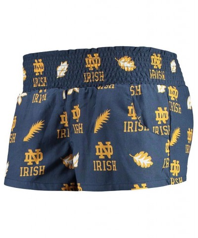 Women's Navy Notre Dame Fighting Irish Beach Shorts Navy $24.50 Shorts