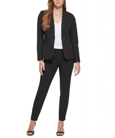 Petite One-Button Blazer Gray $51.69 Jackets