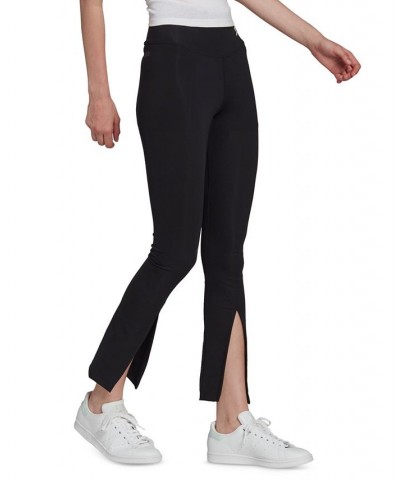 Women's Split-Hem Leggings Black $28.20 Pants