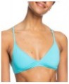 Juniors' Beach Classics Athletic Triangle Bikini Top & Tie Bikini Bottoms Pink $21.50 Swimsuits