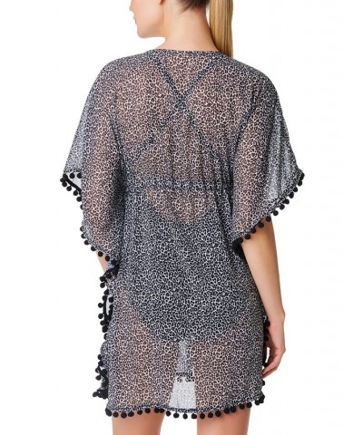 Women's Let's Get Loud Cover-Up Caftan Black $38.00 Swimsuits