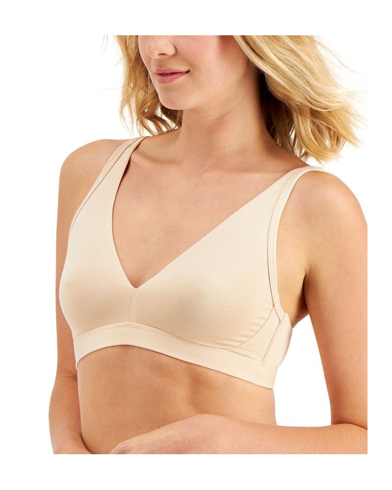 Women's Essential Unlined Bralette Creamy Ivory $14.55 Bras