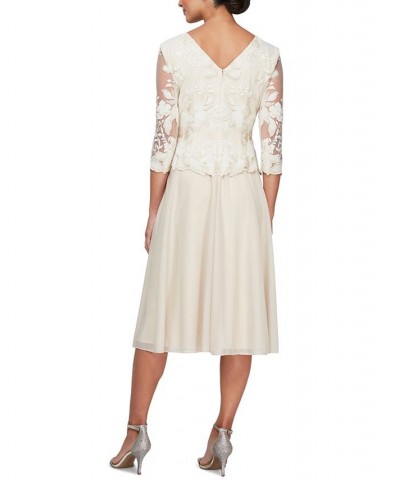 Embroidered Lace A-Line Dress Smocky Orchid $68.97 Dresses