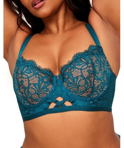 Diara Women's Plus-Size Contour Balconette Bra Blue $31.87 Bras