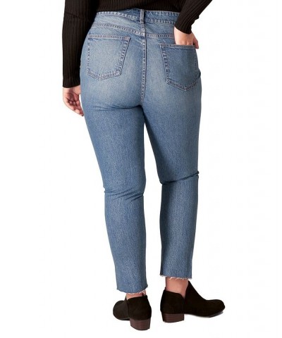 Plus Size Stella High Rise Straight Jeans Hudson Blue $28.08 Jeans