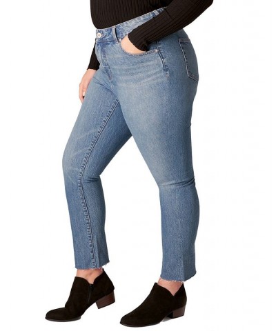 Plus Size Stella High Rise Straight Jeans Hudson Blue $28.08 Jeans