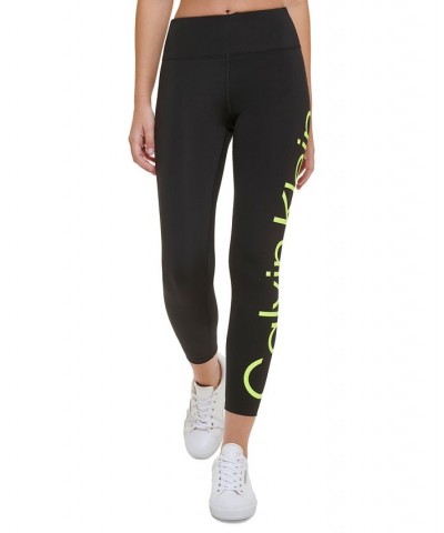 Women's Jumbo Logo High-Waist Leggings Black $20.27 Pants