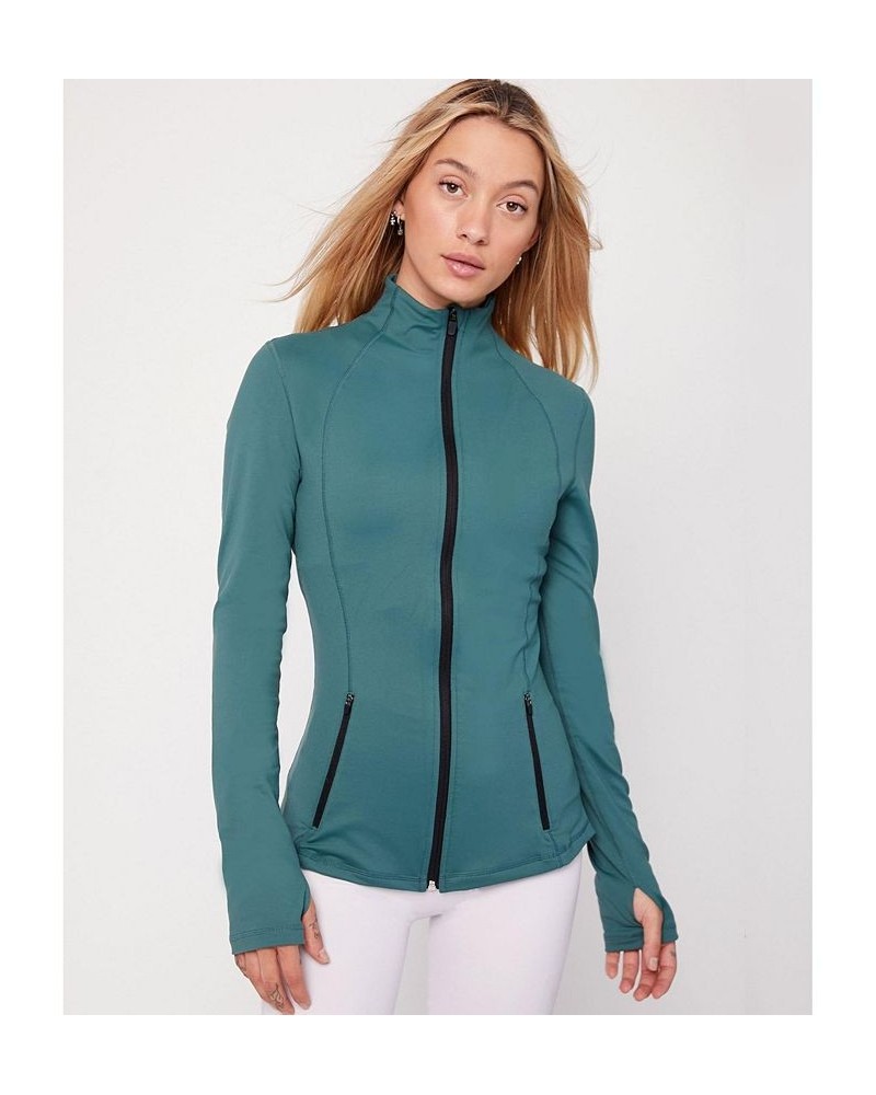 Gen XYZ Zip Up Track Jacket for Women Mediterranea green $56.64 Jackets