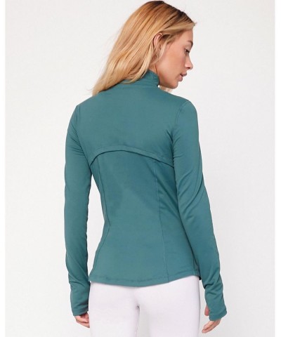 Gen XYZ Zip Up Track Jacket for Women Mediterranea green $56.64 Jackets