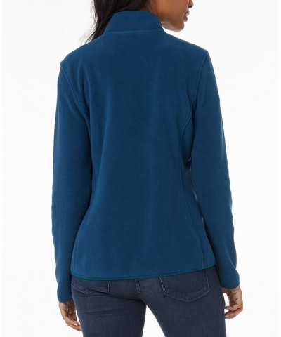 Women's Fleece Full Zip Blue $13.13 Tops