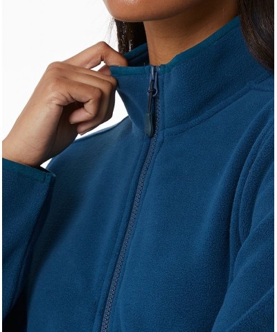 Women's Fleece Full Zip Blue $13.13 Tops