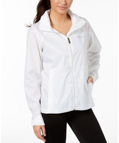 Women's Switchback Waterproof Packable Rain Jacket XS-3X White $31.79 Jackets