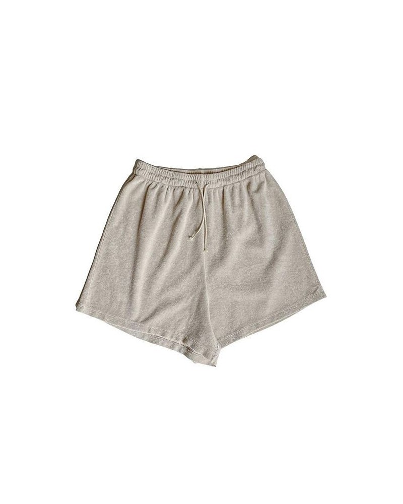 Women's Maternity Soft Organic Cotton Terry Short Ecru $41.82 Shorts