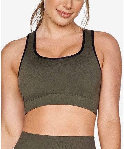 Women's Seamless Reversible Sports Bra 195369 Green $31.90 Bras