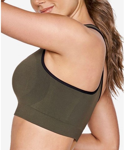 Women's Seamless Reversible Sports Bra 195369 Green $31.90 Bras