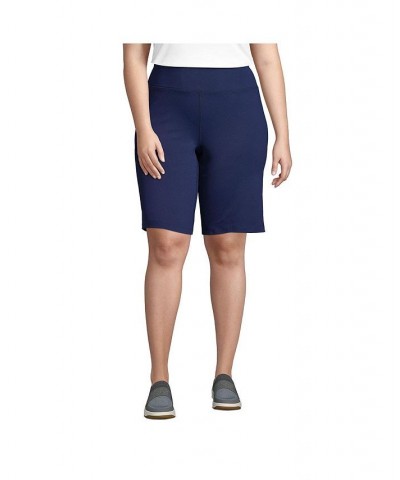 Women's Plus Size Active Relaxed Shorts Blue $27.07 Shorts