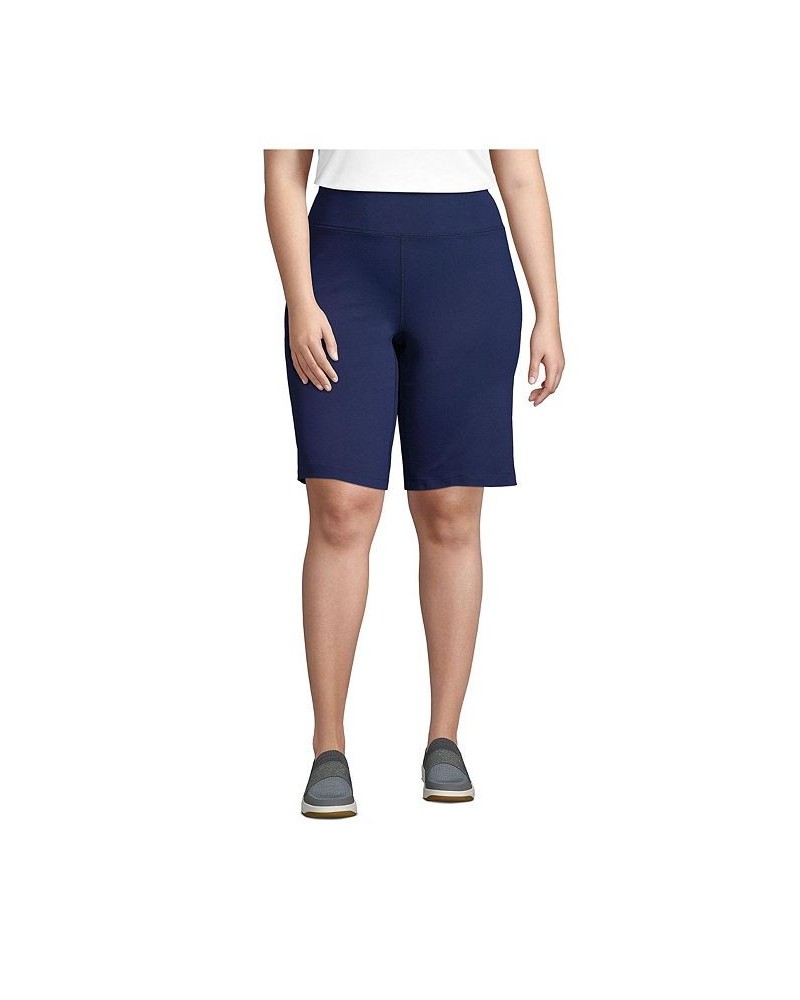 Women's Plus Size Active Relaxed Shorts Blue $27.07 Shorts