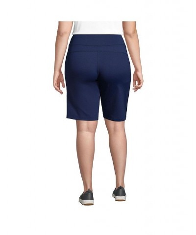 Women's Plus Size Active Relaxed Shorts Blue $27.07 Shorts