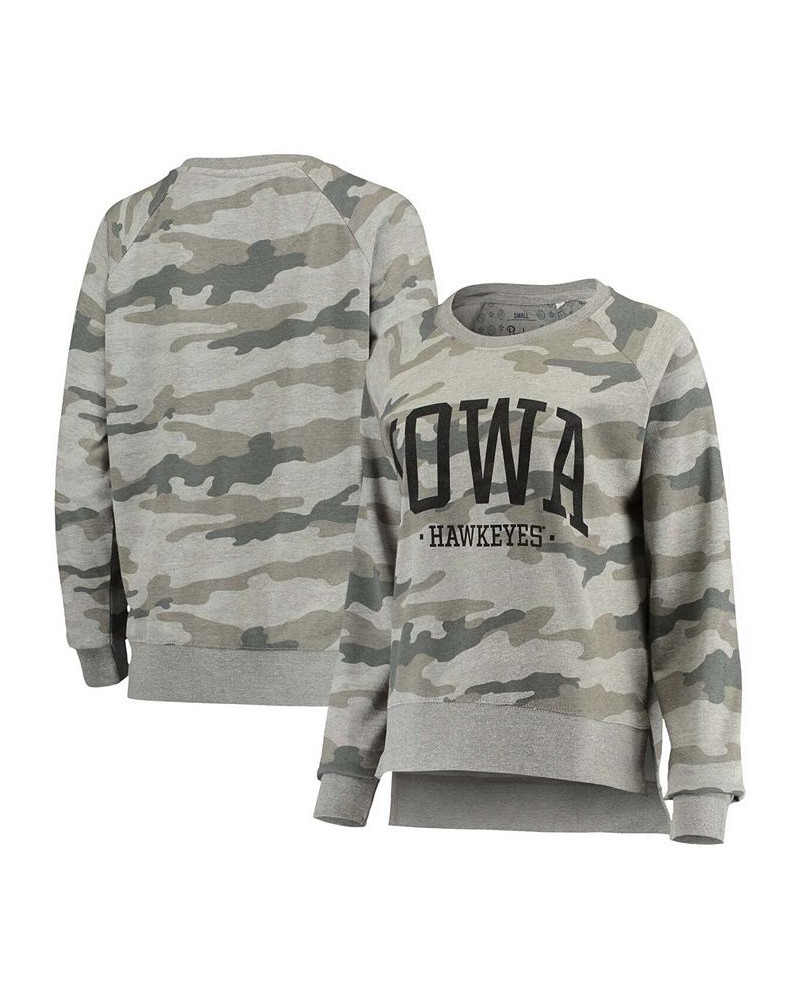 Women's Camo Iowa Hawkeyes Stockbridge Pullover Sweatshirt Camo $31.20 Sweatshirts