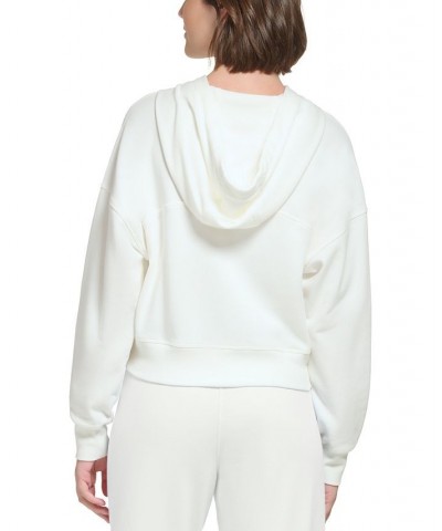 Women's Drop-Shoulder Zippered Hoodie Porcini $18.80 Tops