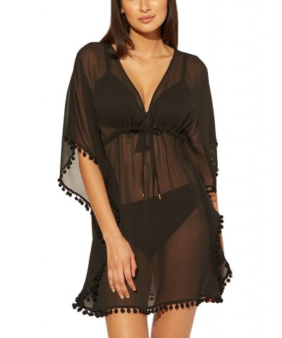 Caftan Cover-Up Black $36.34 Swimsuits