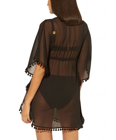 Caftan Cover-Up Black $36.34 Swimsuits