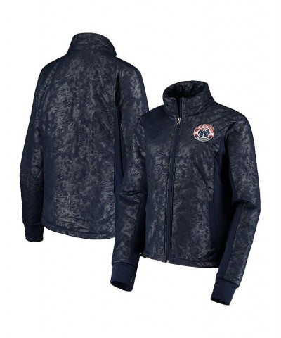 Women's Navy Washington Wizards Huddle Full-Zip Jacket $47.50 Jackets