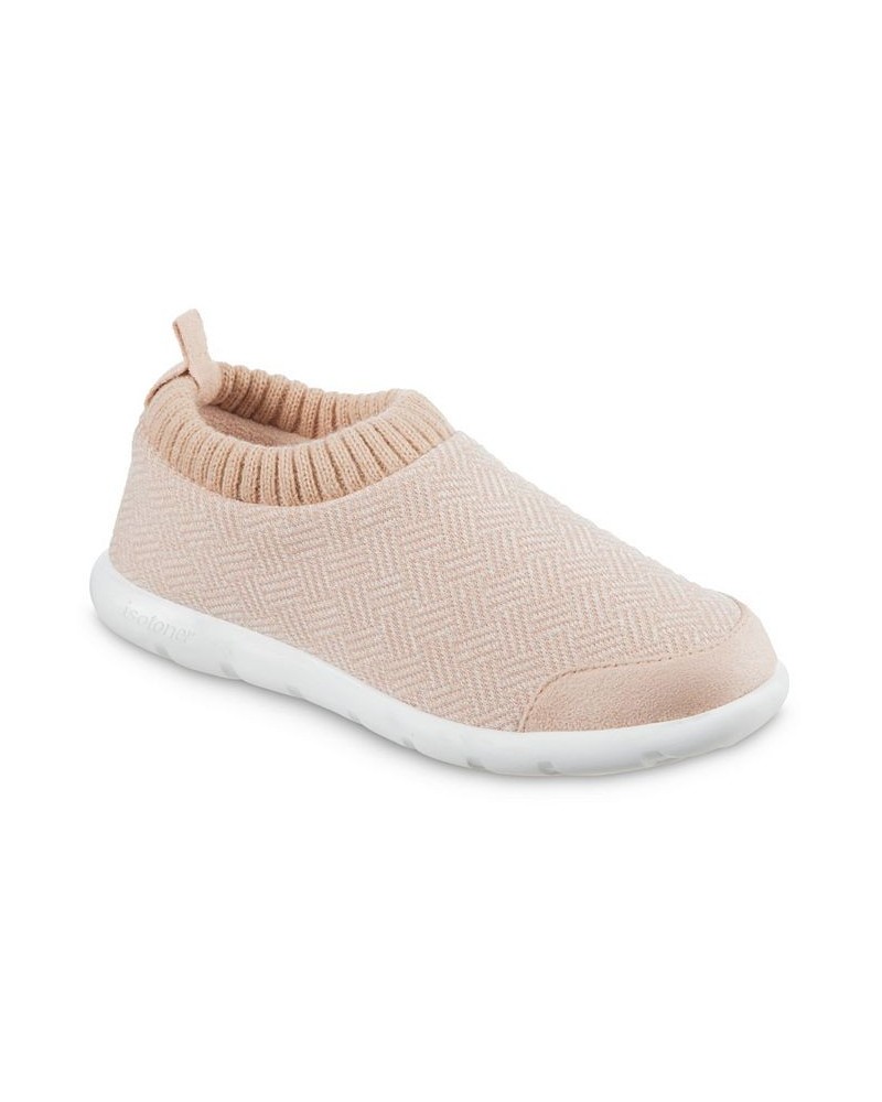 Zenz Hatch-Knit Sock Bootie Slippers Evening Sand $12.42 Shoes