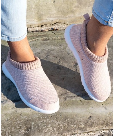 Zenz Hatch-Knit Sock Bootie Slippers Evening Sand $12.42 Shoes